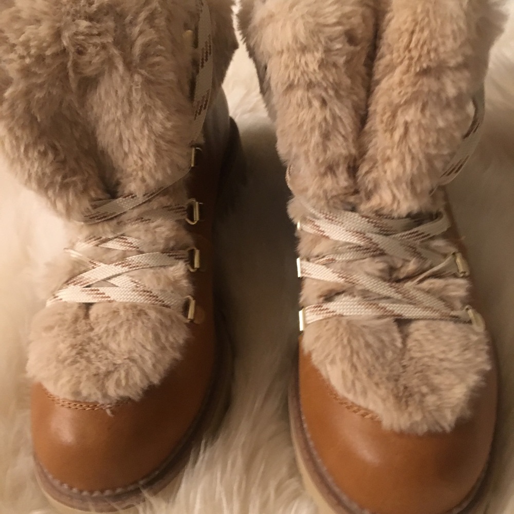 Super soft Sam Edelman faux fur boots